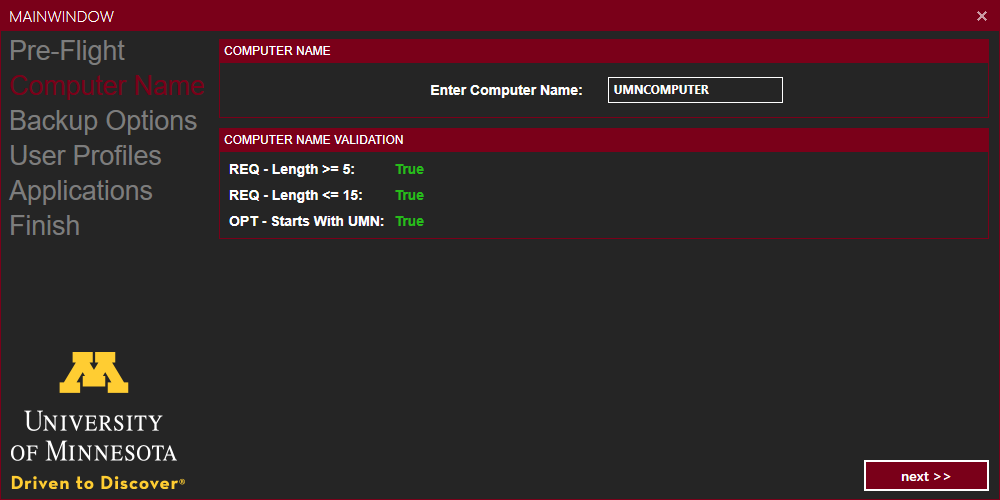 computer name screen